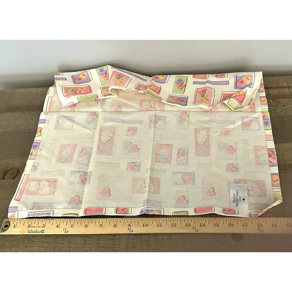 Kohls Happy Valentines Day Oblong Tablecloth 60 x 85
